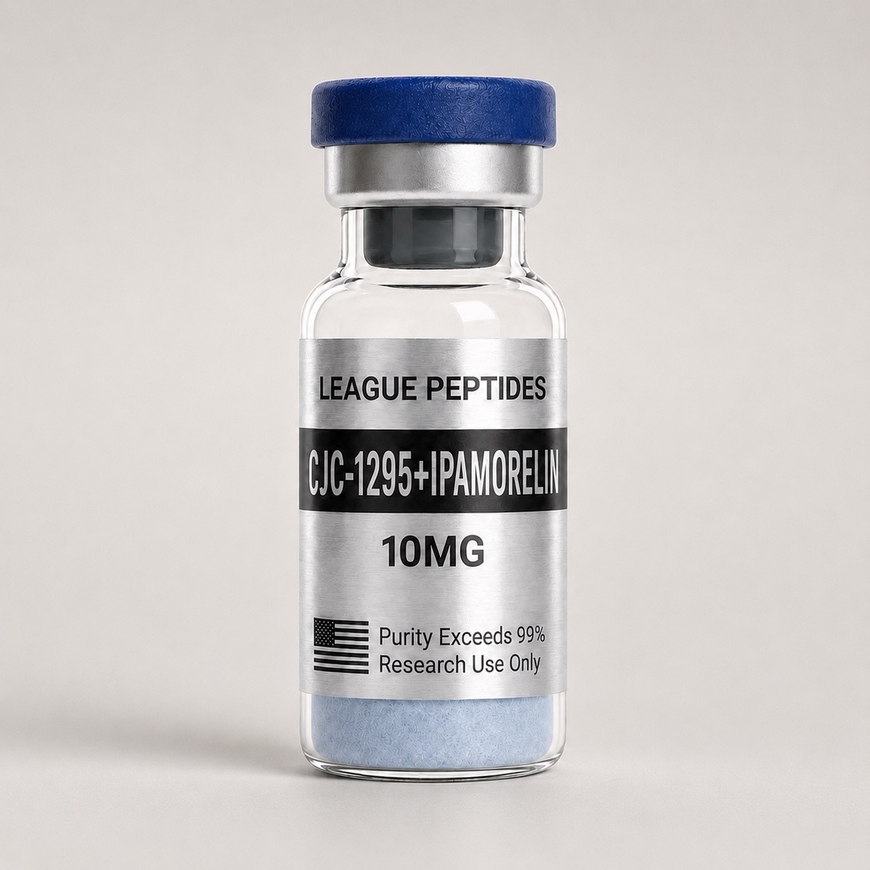 CJC + Ipamorelin (no DAC) research peptide vial