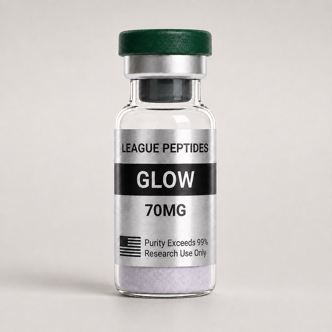 GLOW Blend research peptide vial